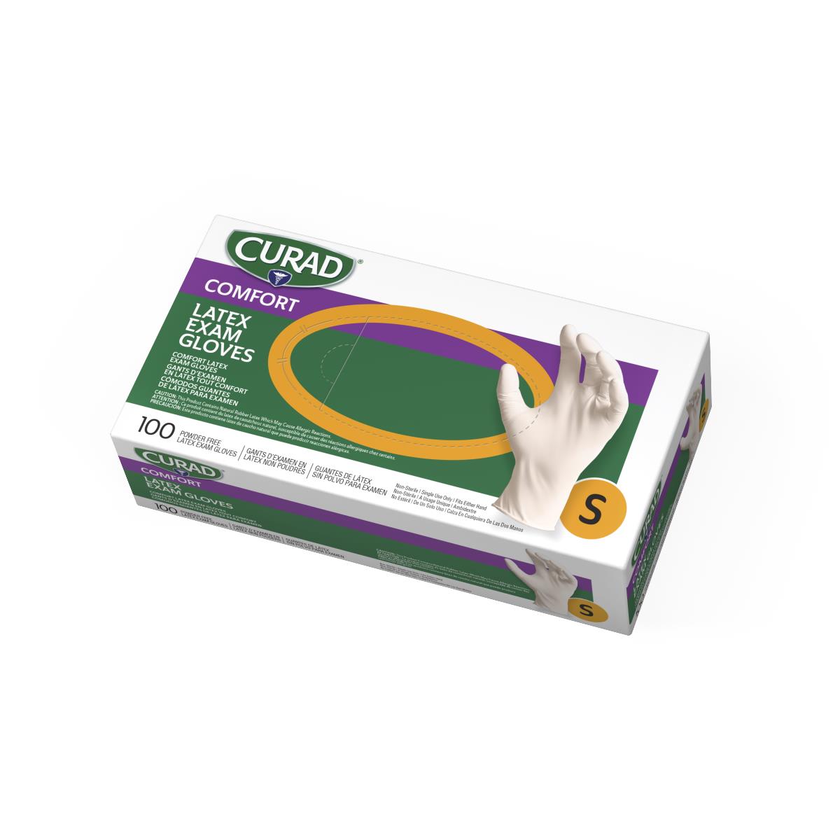 CURAD Powder-Free Textured Latex Exam Gloves - BeHope