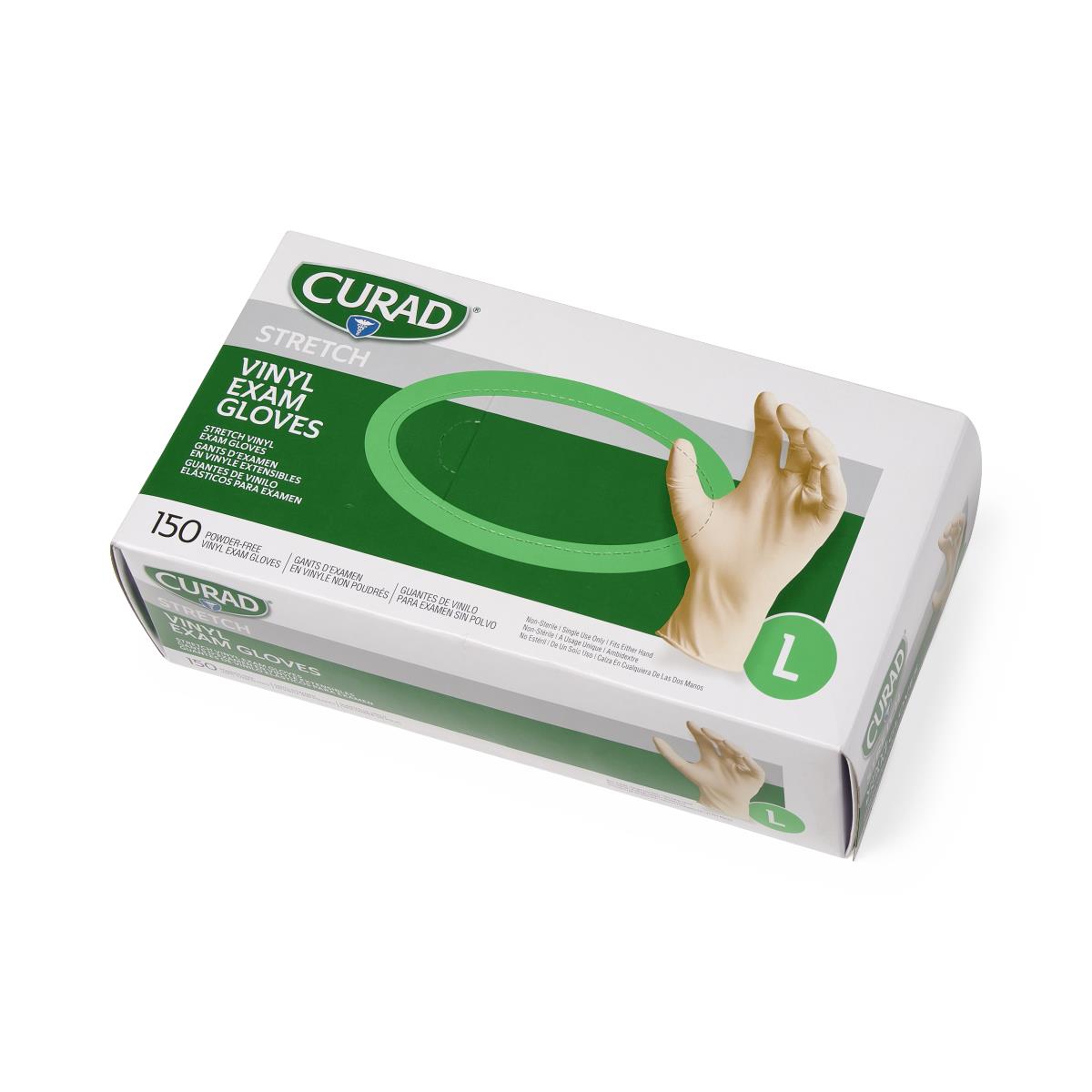 CURAD Stretch Vinyl Exam Gloves - BeHope