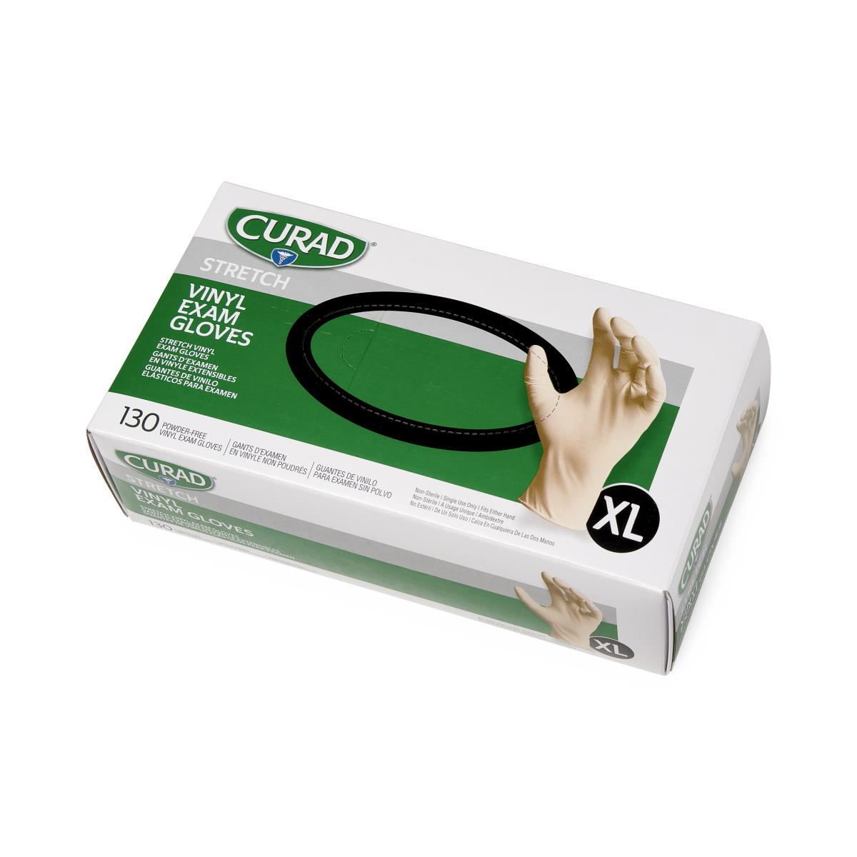CURAD Stretch Vinyl Exam Gloves - BeHope
