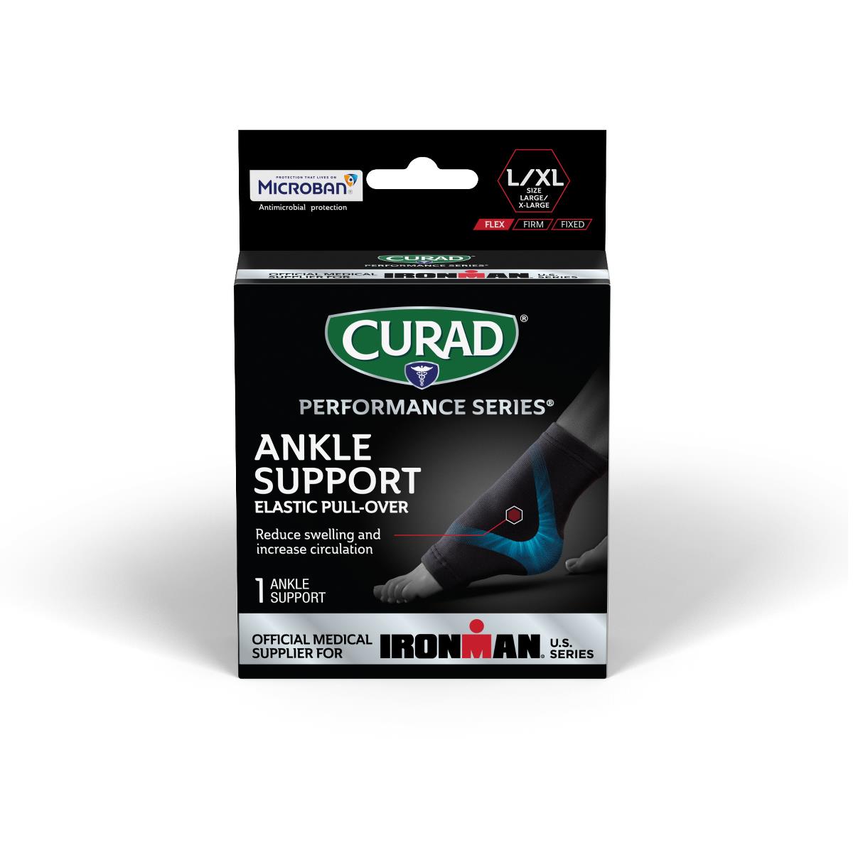 CURAD Performance Series IRONMAN Elastic Ankle Supports - BeHope