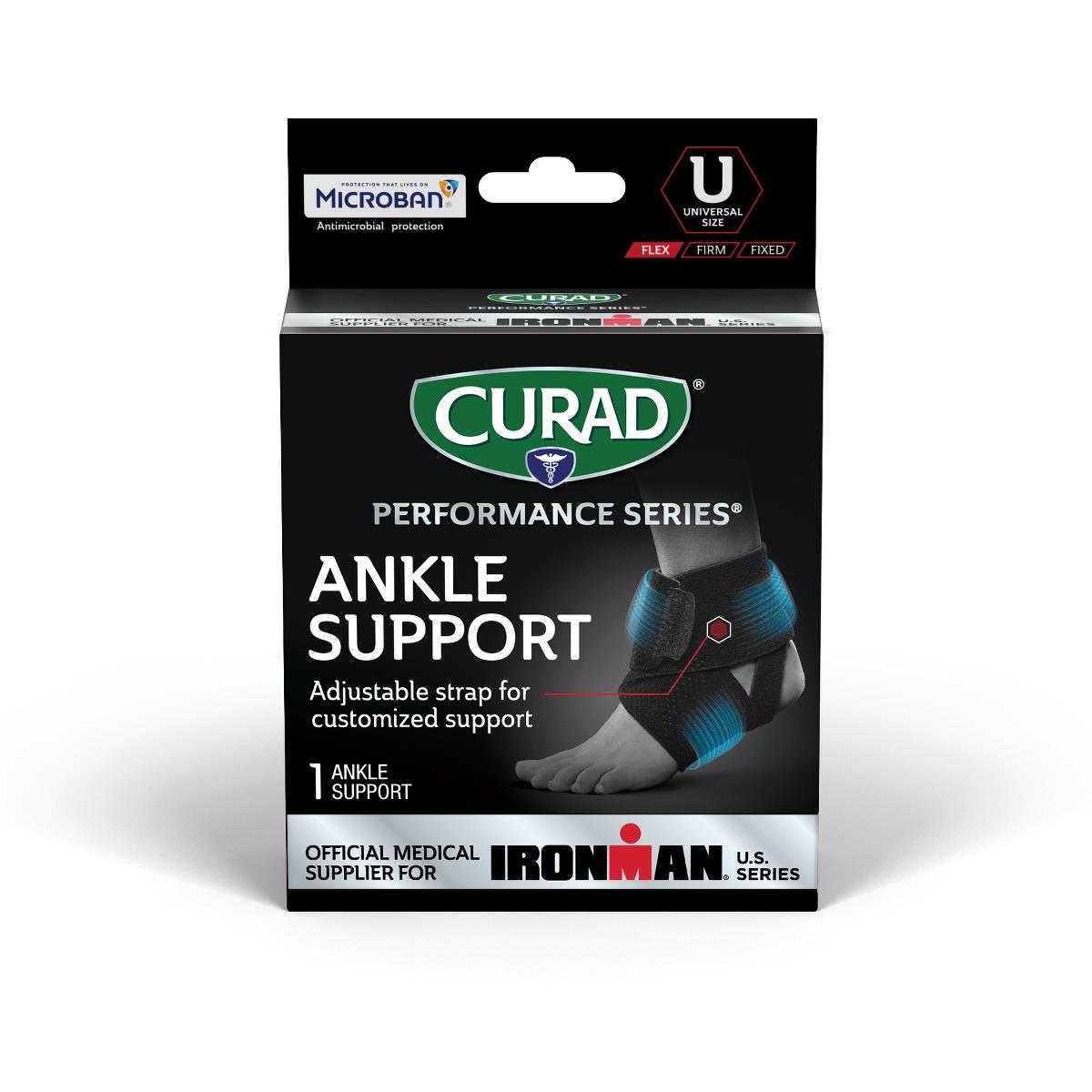 Curad Performance Series Adjustable Ankle Wraps - BeHope