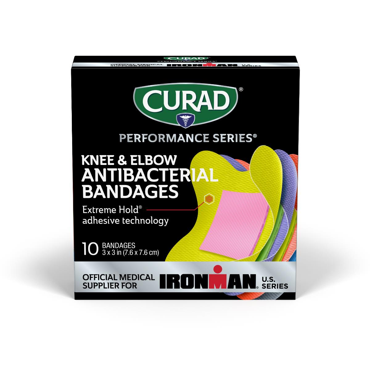CURAD Performance Series Antibacterial Bandages