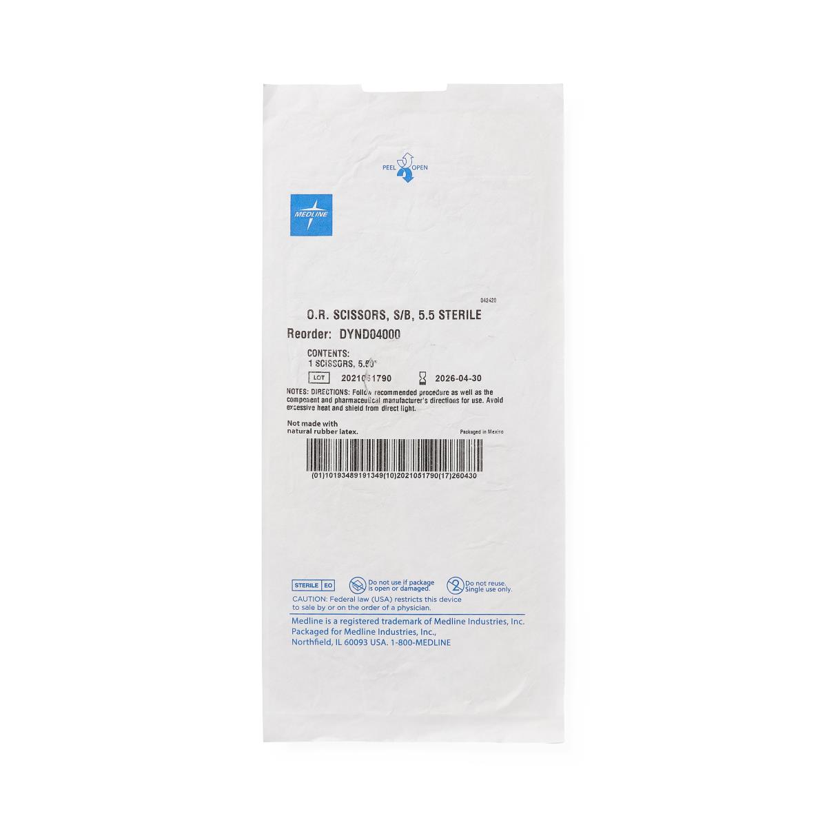 Floor Grade Sharp/Blunt OR Scissors - BeHope