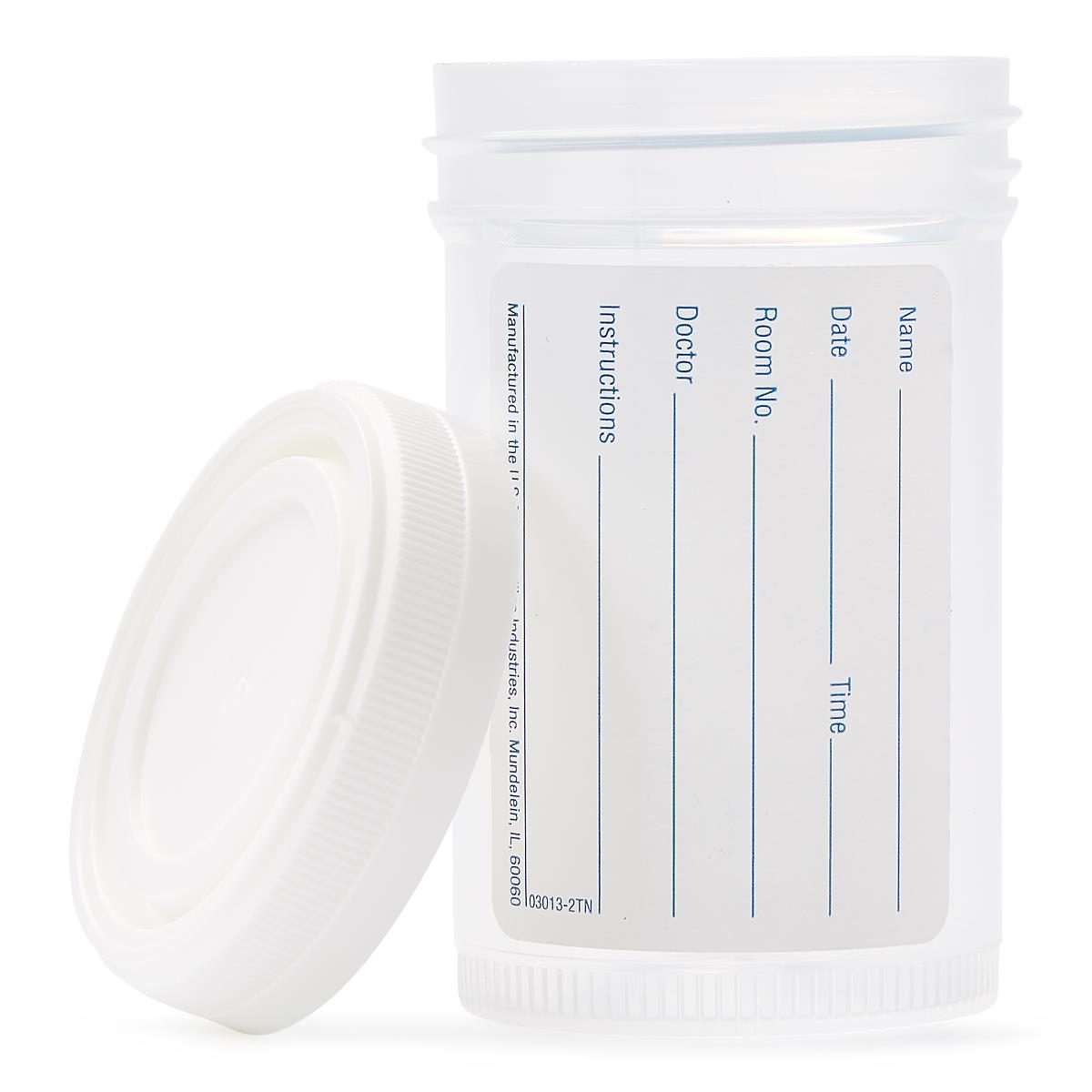Medline Pneumatic Tube Sterile Specimen Containers