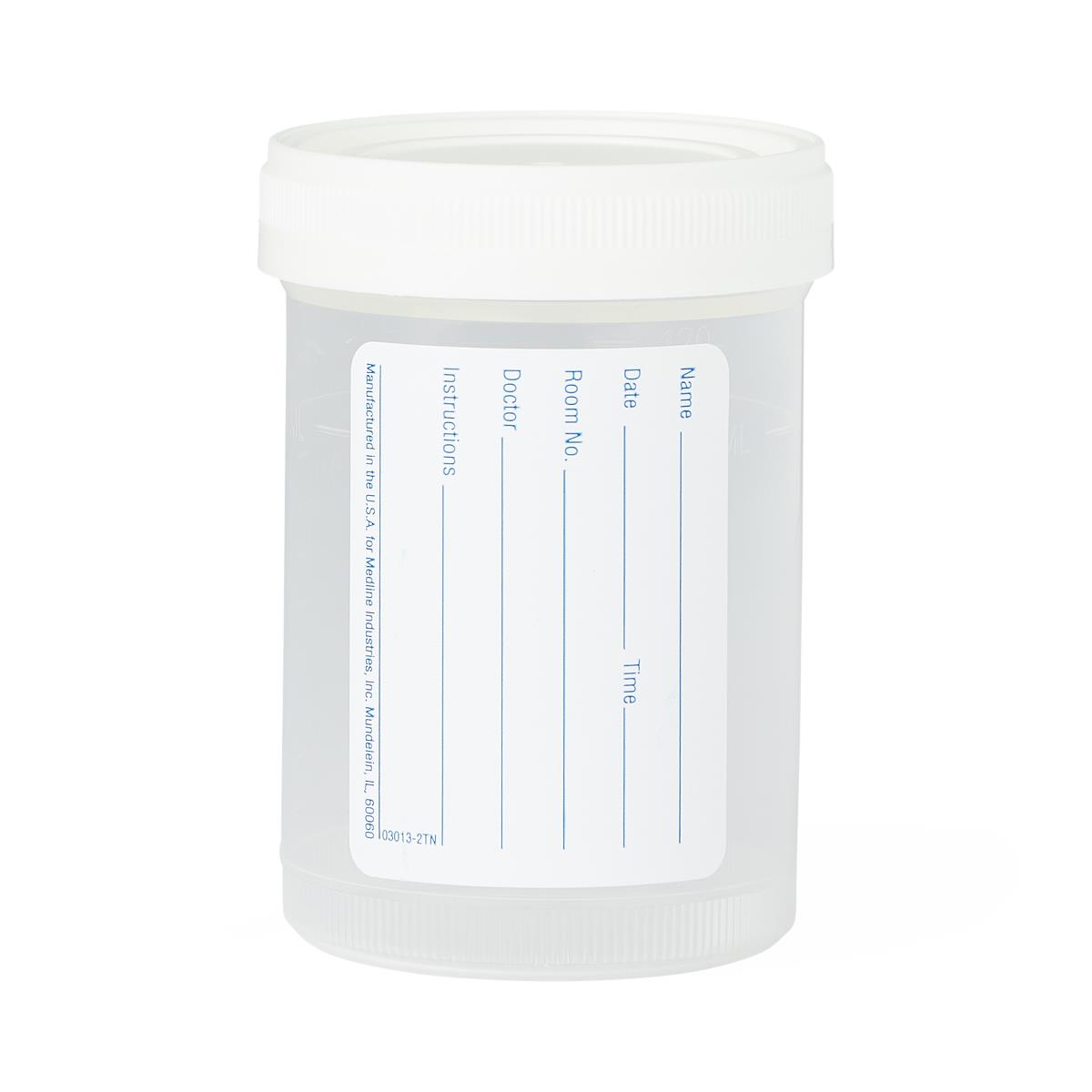 Medline Pneumatic Tube Sterile Specimen Containers - BeHope
