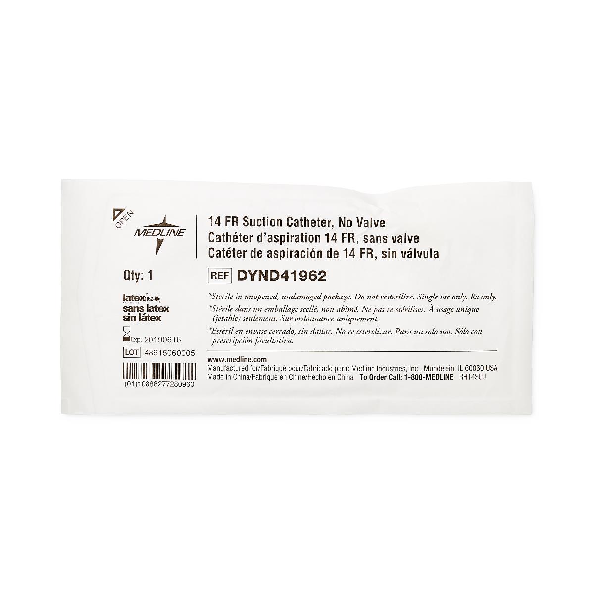 Medline Open Suction Catheters