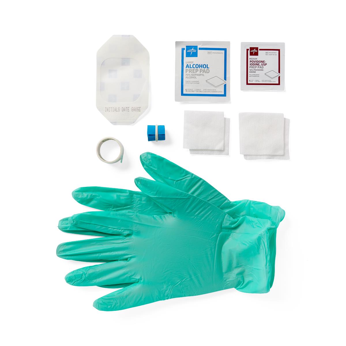 Medline IV Start Kits with Alcohol and PVP Prep
