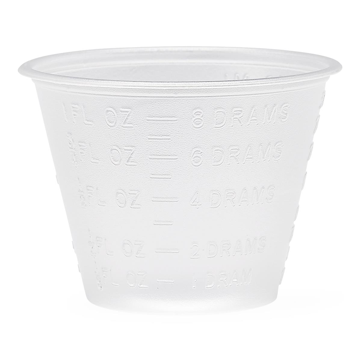 Medicine Cup 1 Oz. Clear Plastic Disposable Nonsterile