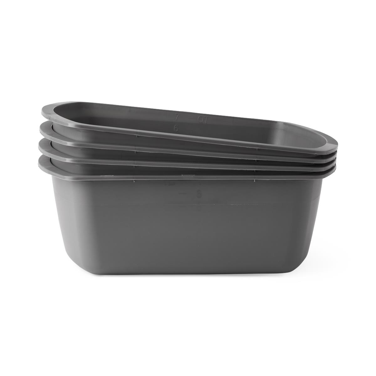 Medline Rectangular Plastic Washbasins