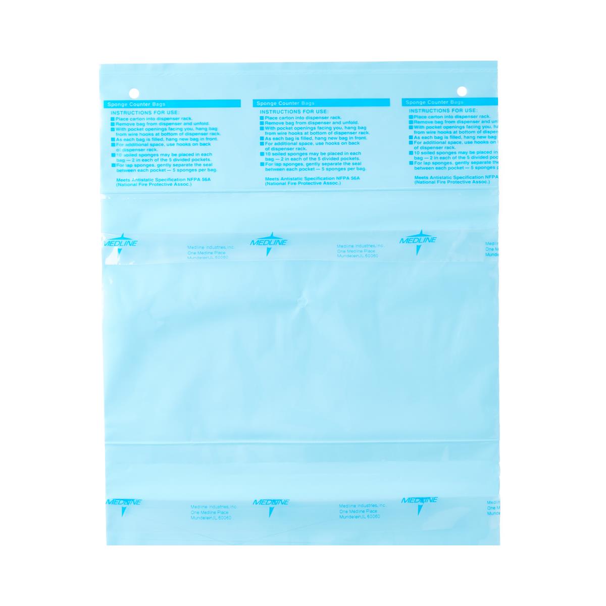 Medline Surgical Sponge Counter Bag