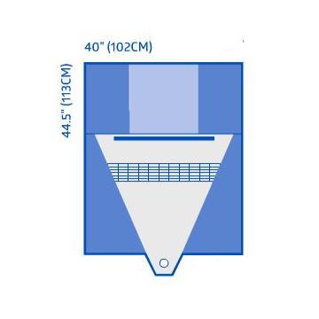 Medline Underbuttocks Drapes with Pouch and Port