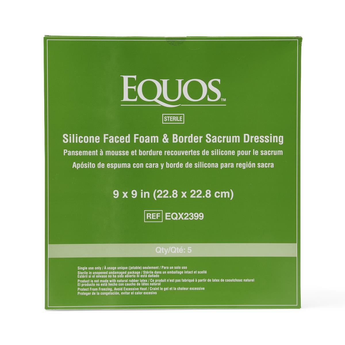 Equos 5-layer Square Foam Wound Dressings With Silicone Adhesive - BeHope