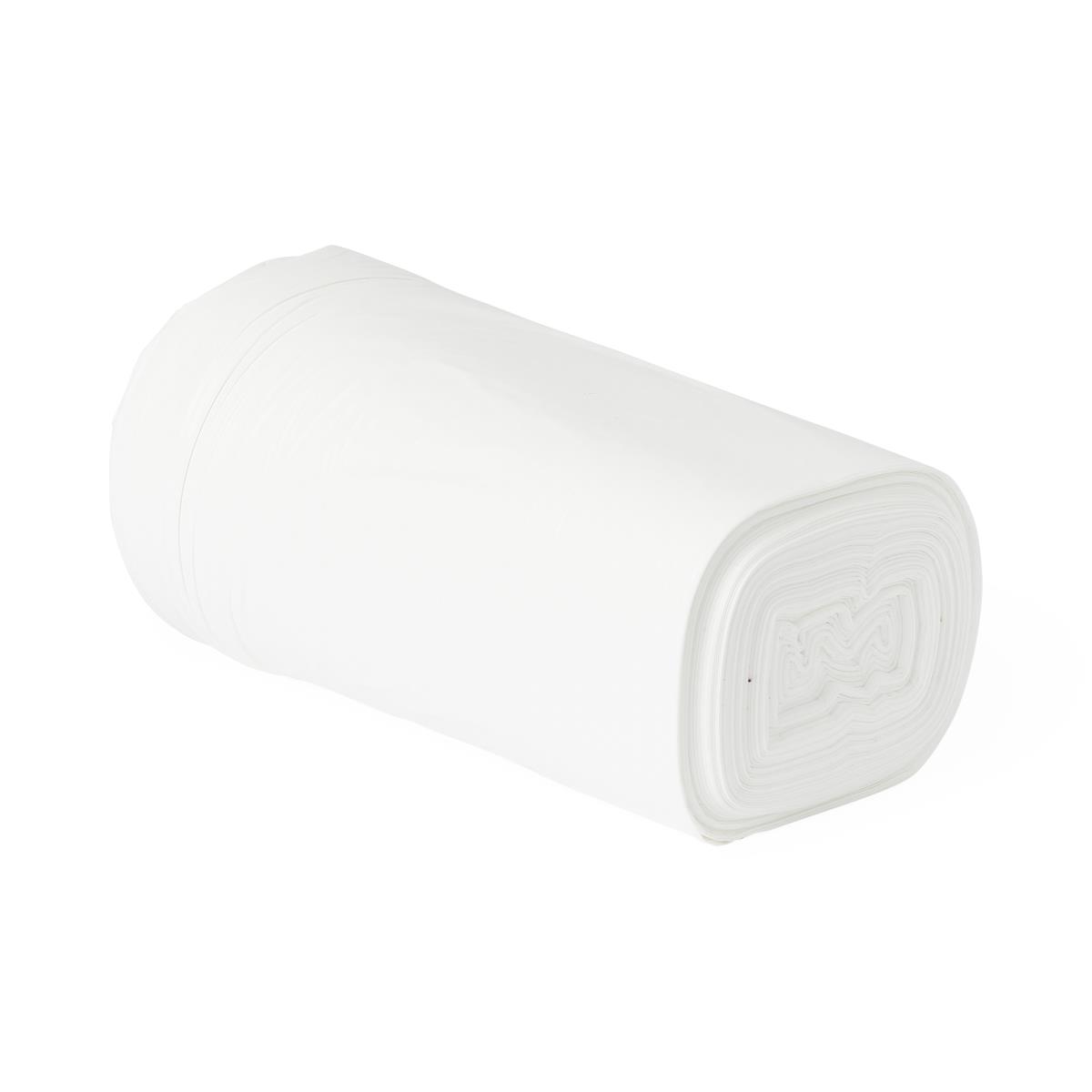 Medline White Low-Density Trash Can Liners