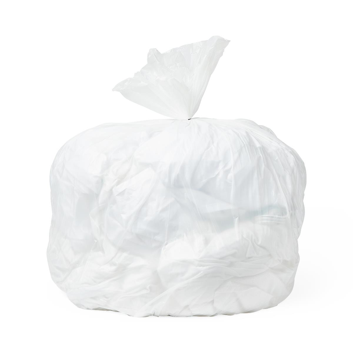 Medline White Low-Density Trash Can Liners - BeHope