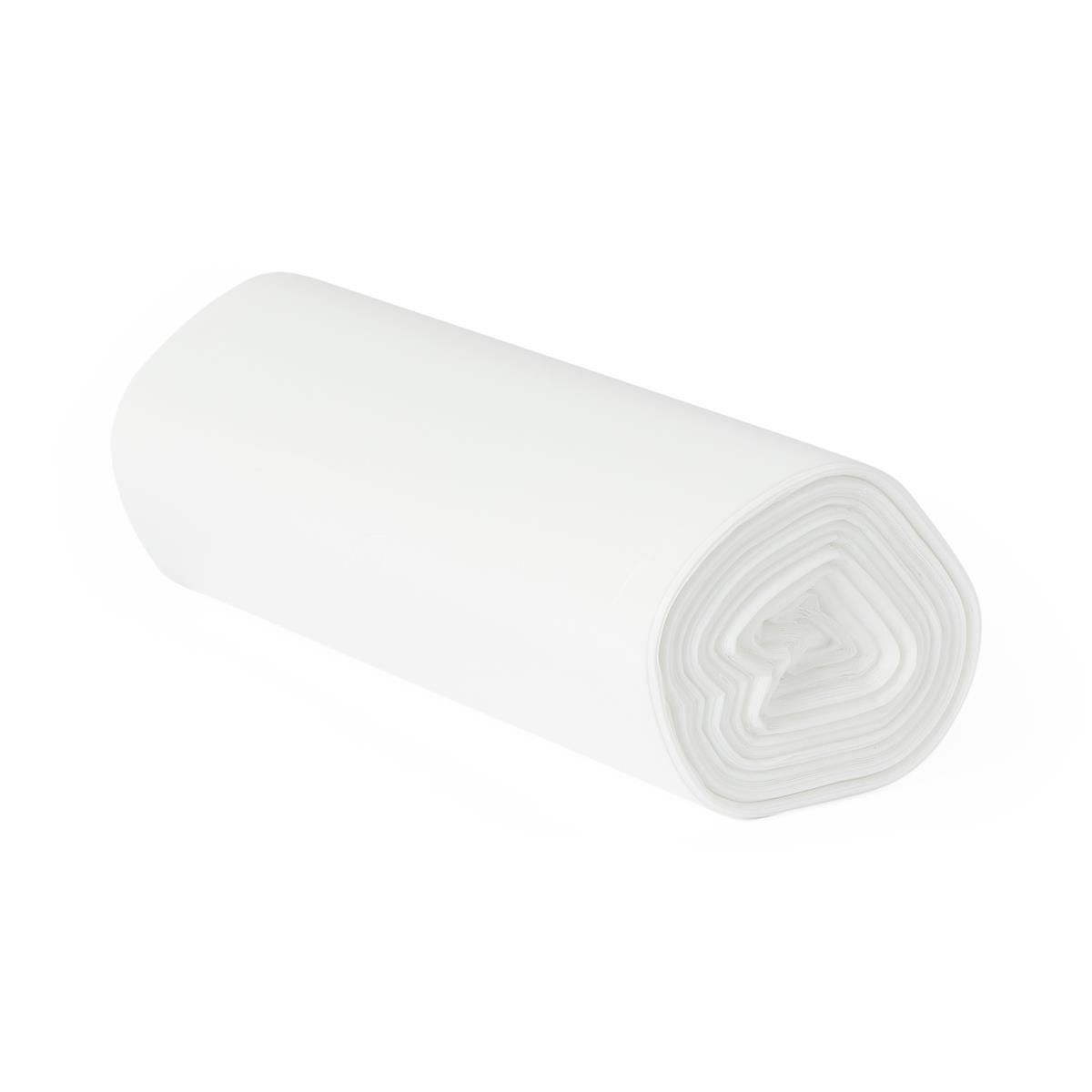 Medline White Low-Density Trash Can Liners