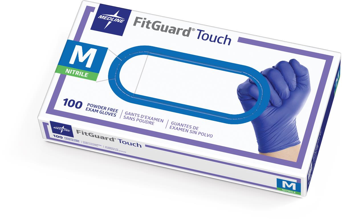 FitGuard Touch Powder-Free Nitrile Exam Gloves - BeHope