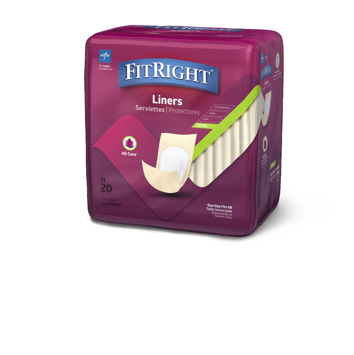 FitRight Incontinence Liners