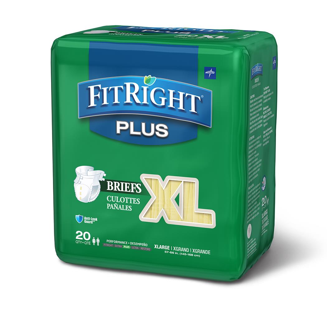 FitRight Plus Incontinence Briefs