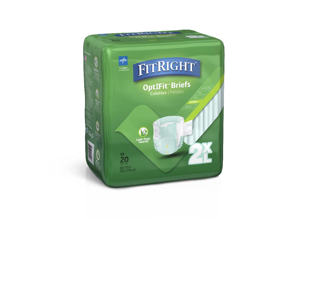 FitRight Plus Incontinence Briefs - BeHope