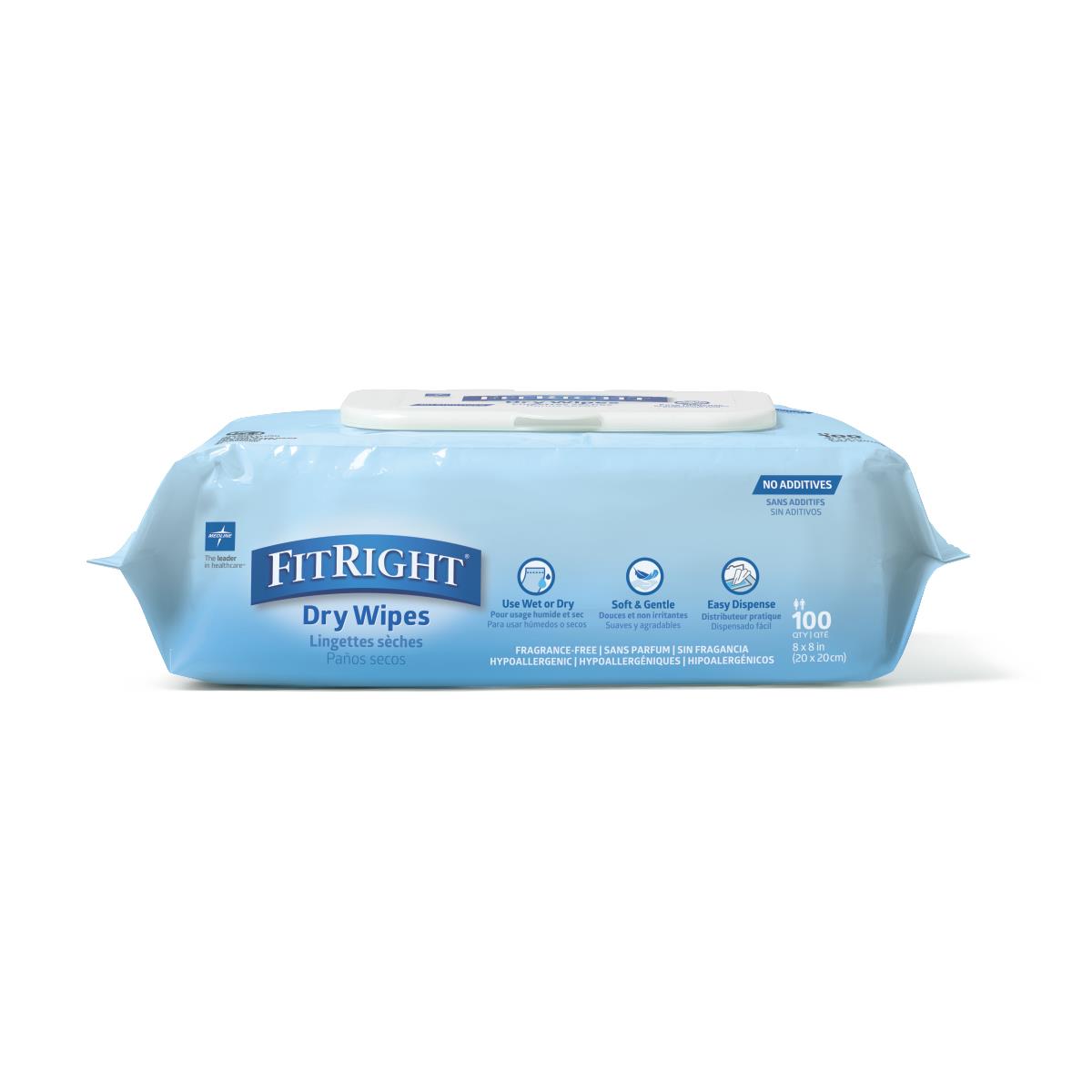 FitRight Dry Wipes