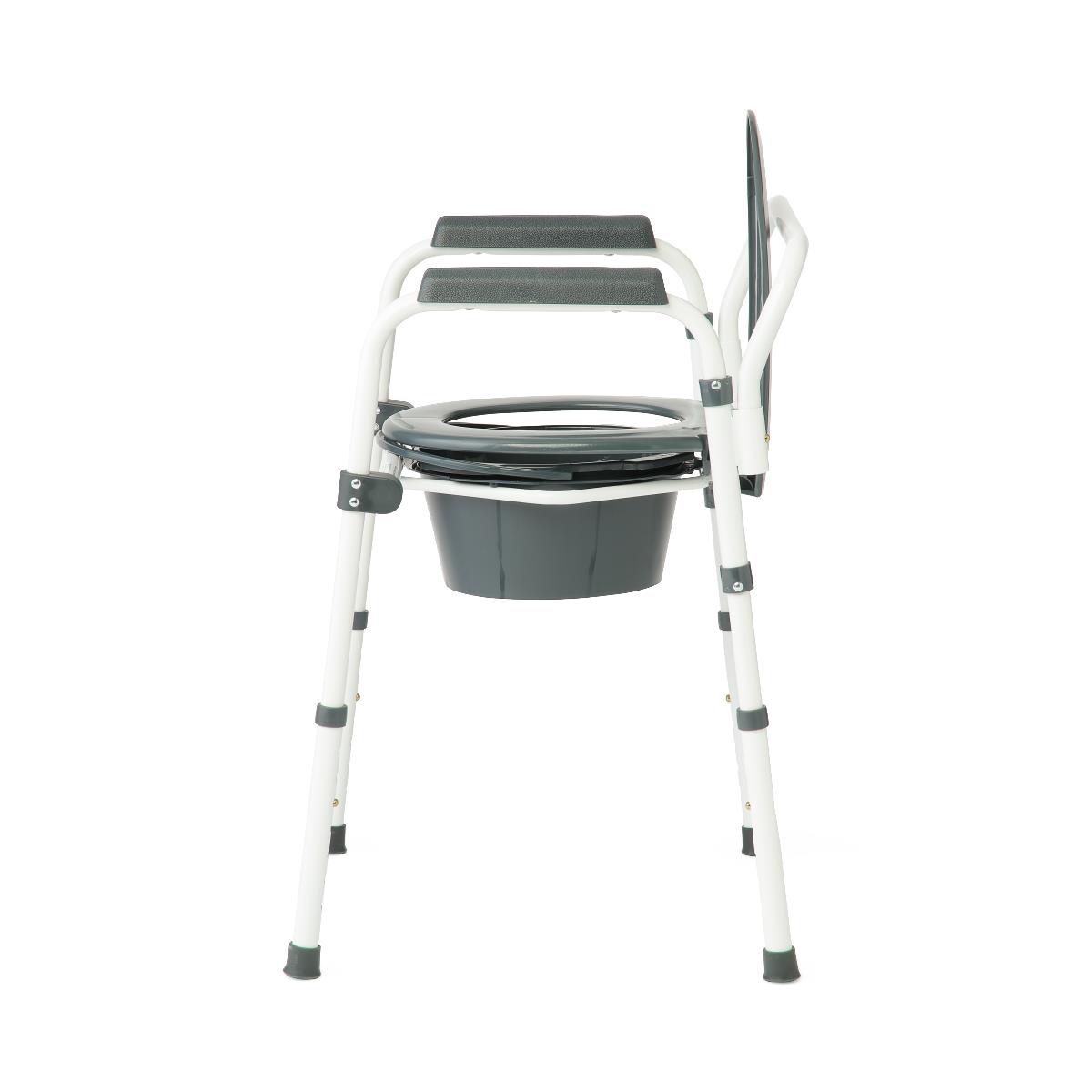 Medline Steel Commode with Microban