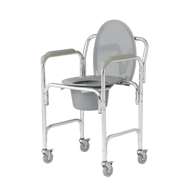 Medline Aluminum Commodes With Wheels - BeHope