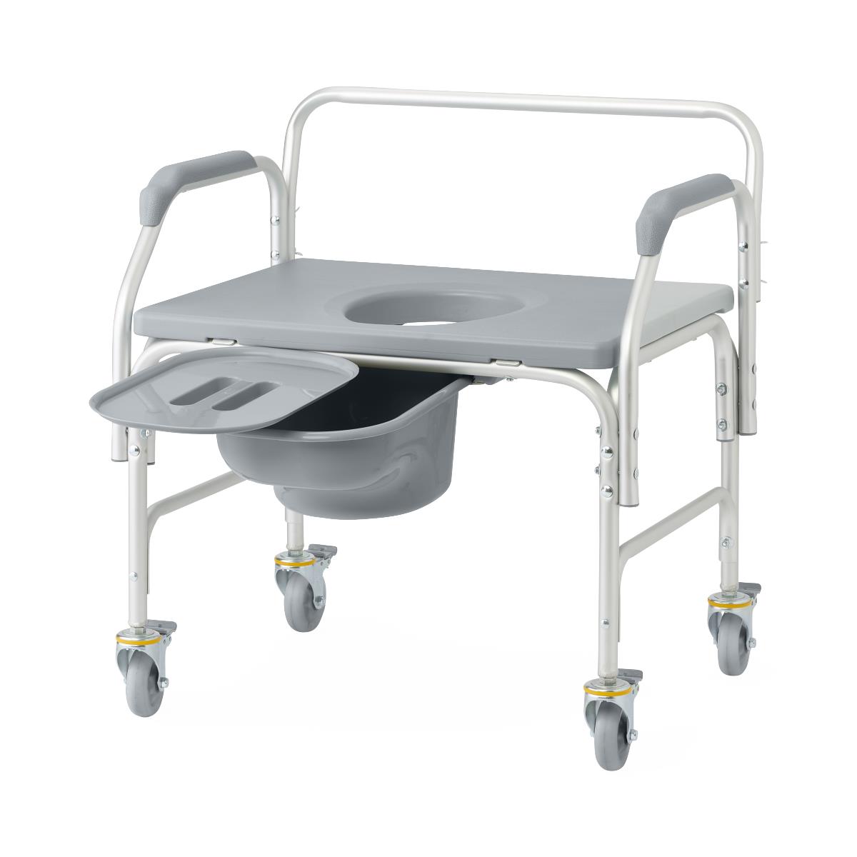 Medline Aluminum Commodes with Wheels