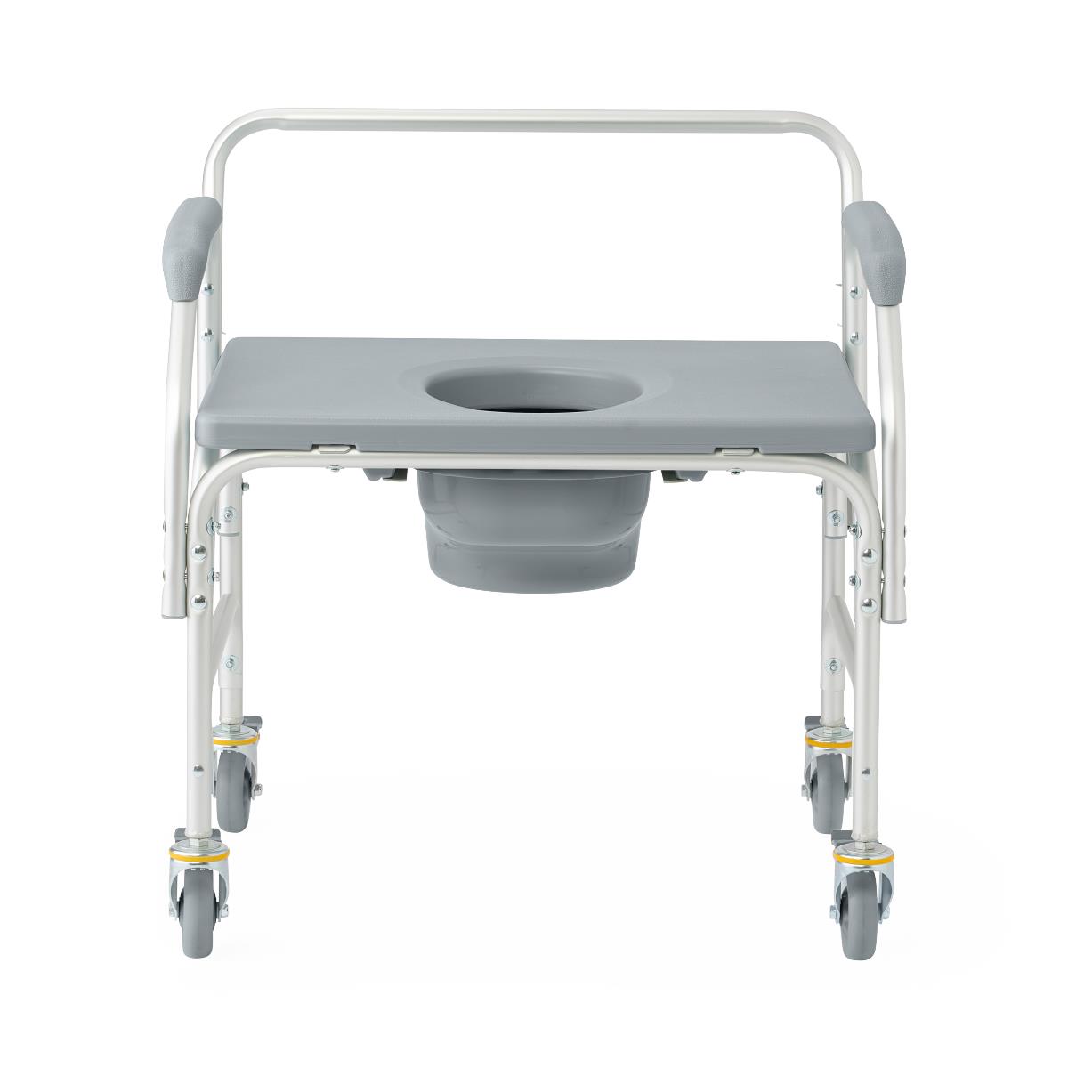 Medline Aluminum Commodes with Wheels