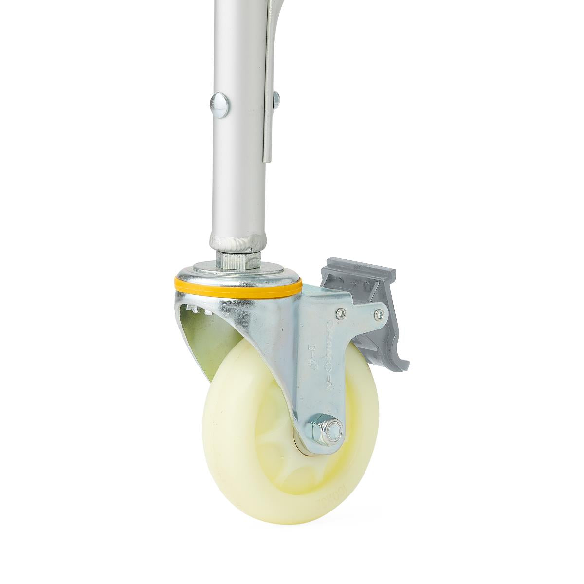 Chaise percée bariatrique en aluminium avec 4 roulettes verrouillables