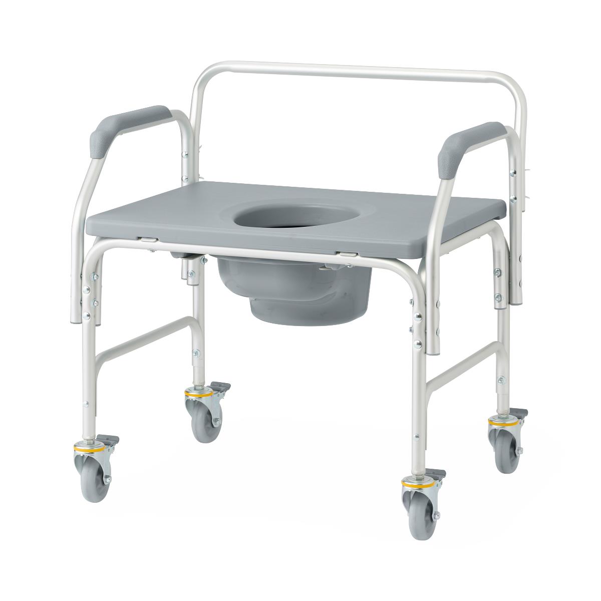 Medline Aluminum Commodes with Wheels