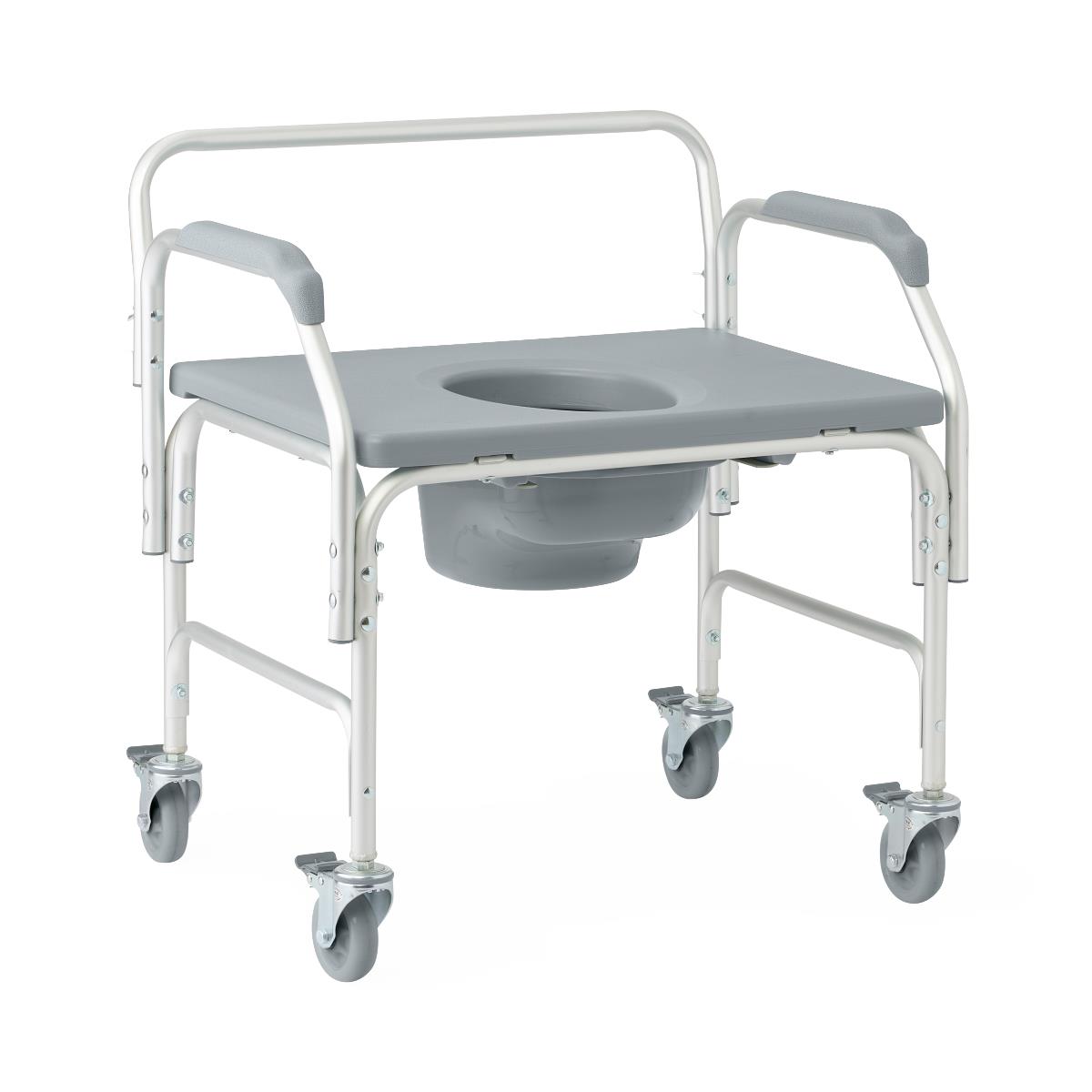 Medline Aluminum Commodes with Wheels