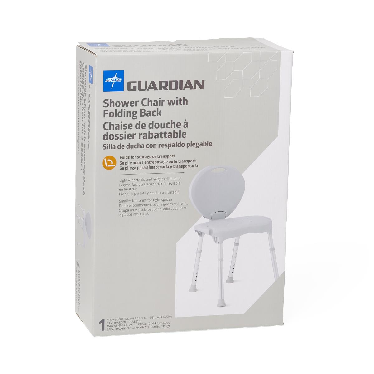 Medline Shower Chair with Back