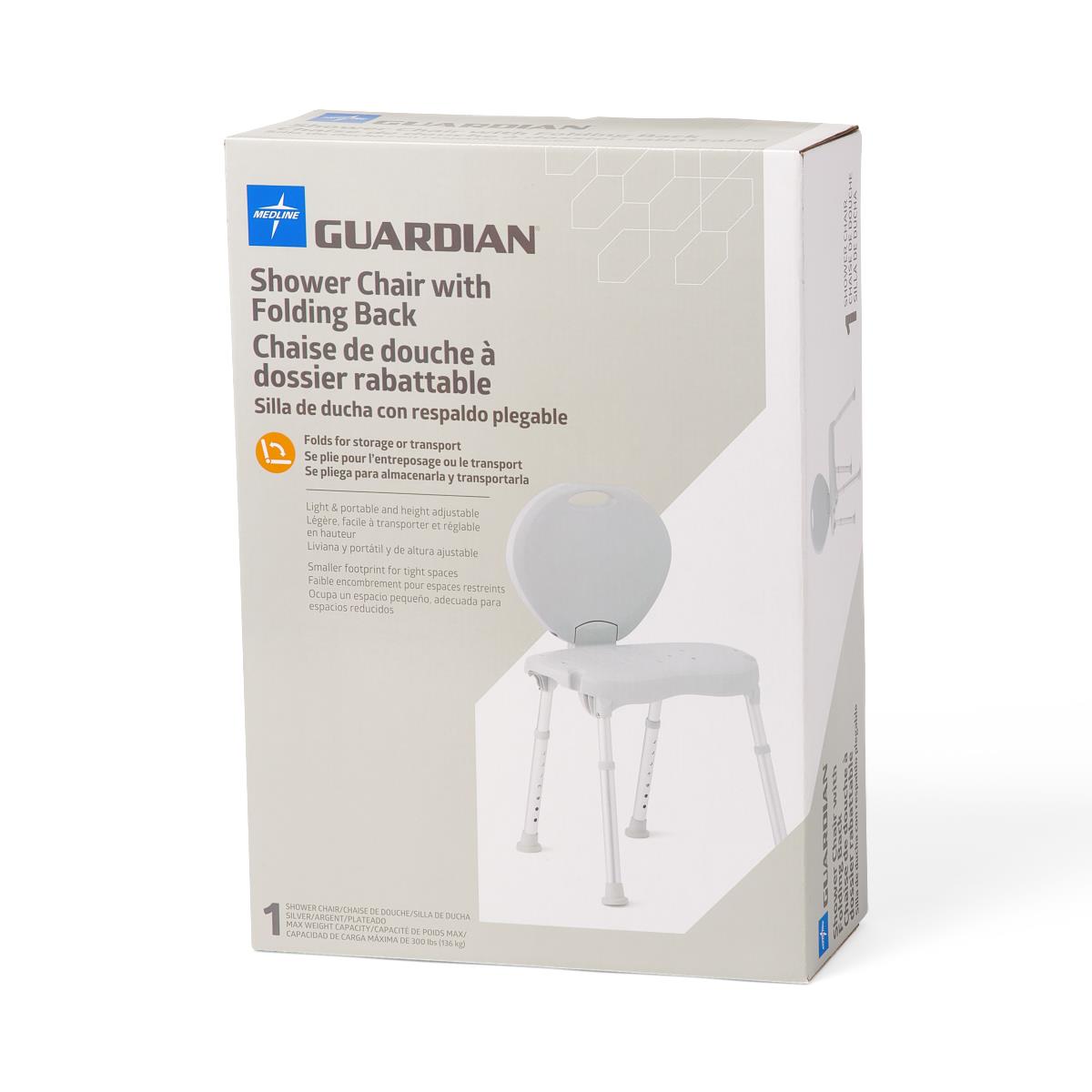 Medline Shower Chair with Back