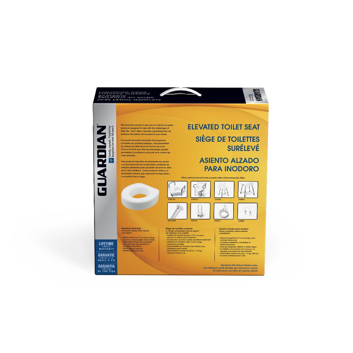 Medline 5" Toilet Seat Riser (pack Of 3) - BeHope