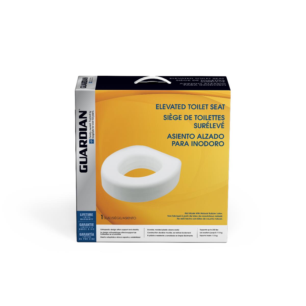 Medline 5" Toilet Seat Riser (pack Of 3) - BeHope