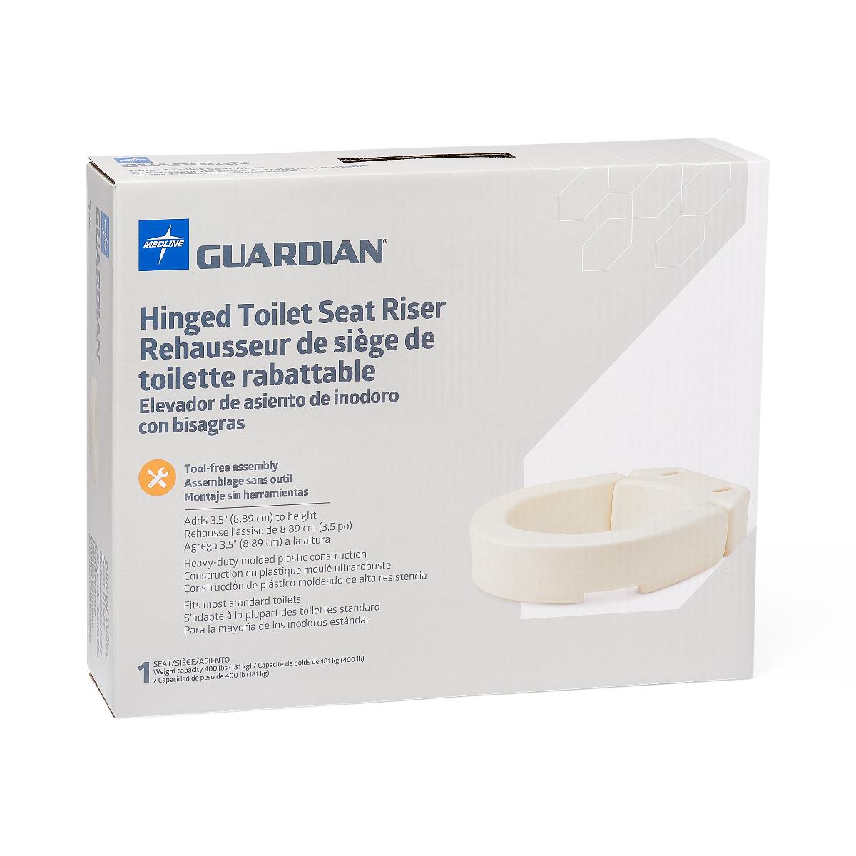 Medline Raised Hinged Toilet Seats