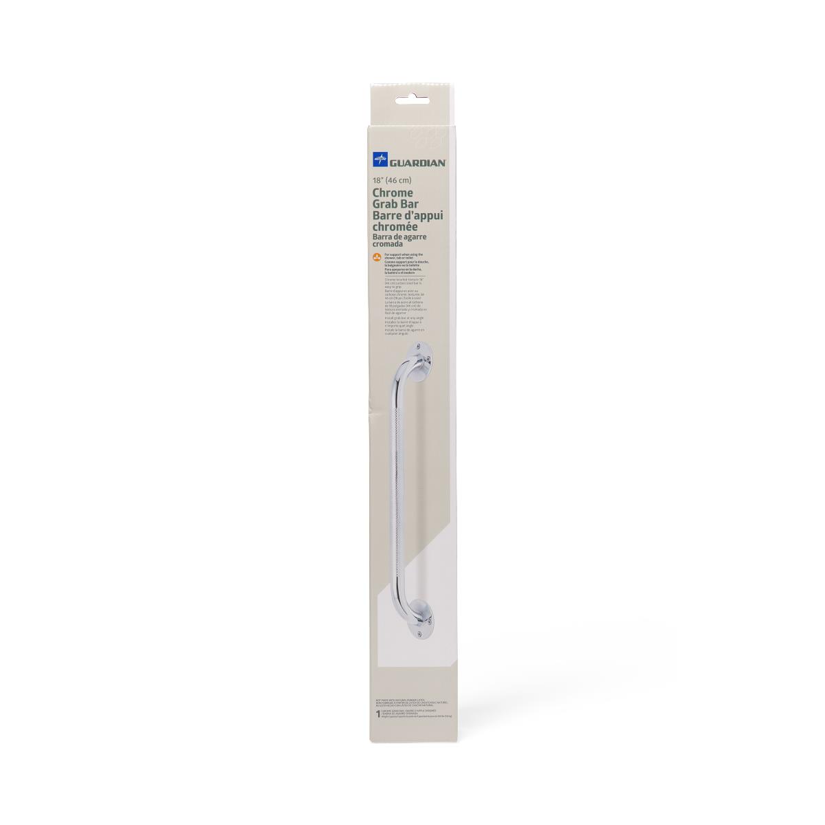 Medline Knurled Chrome Grab Bars