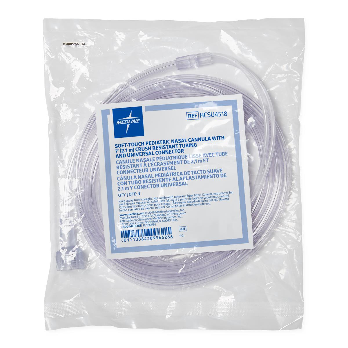 Medline Soft-Touch Oxygen Cannulas with Universal Connectors