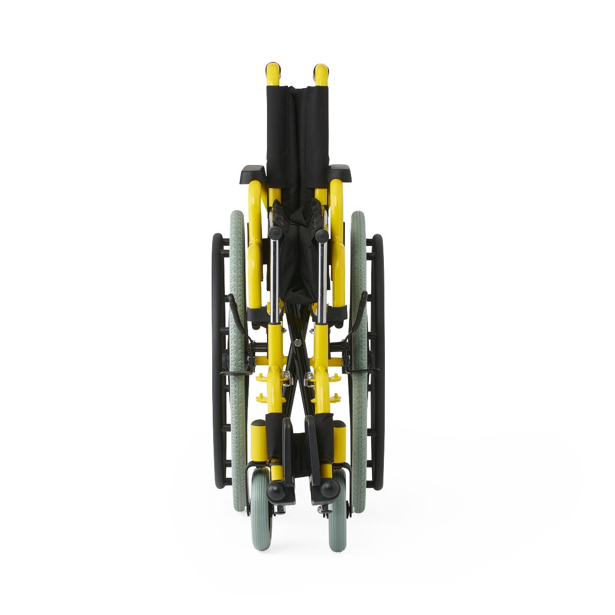 Medline Pediatric Wheelchair, demonstrating ease of maneuverability.