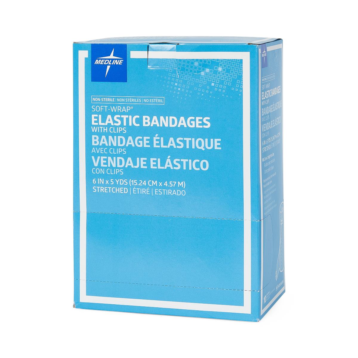Medline Soft-Wrap Nonsterile Elastic Bandages