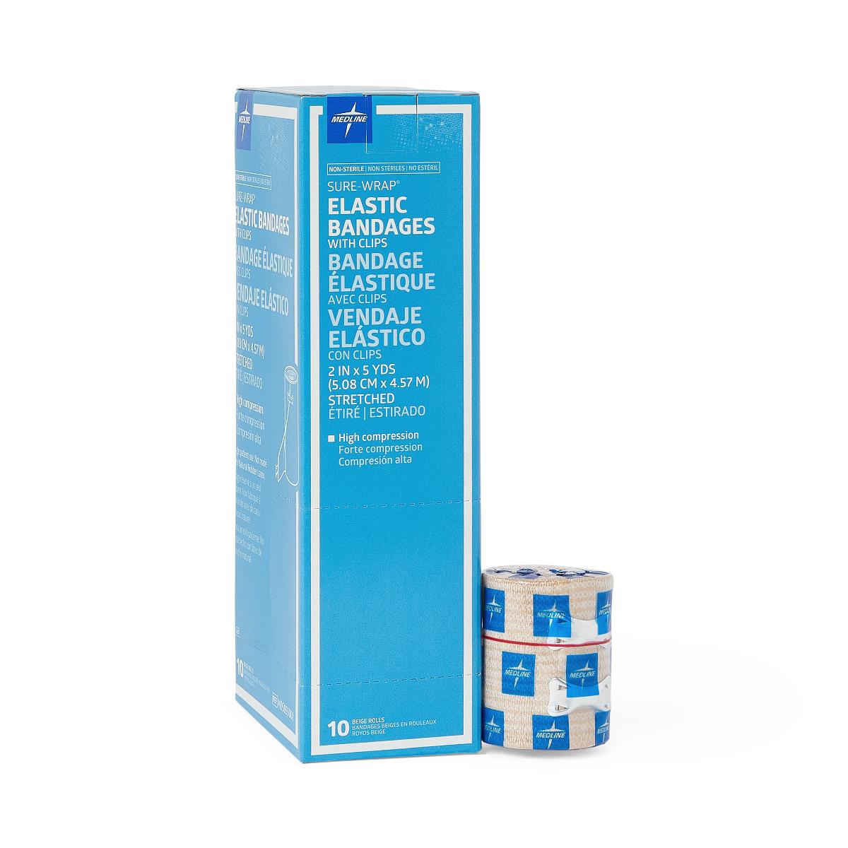 Medline Sure-Wrap Nonsterile Elastic Bandages - BeHope