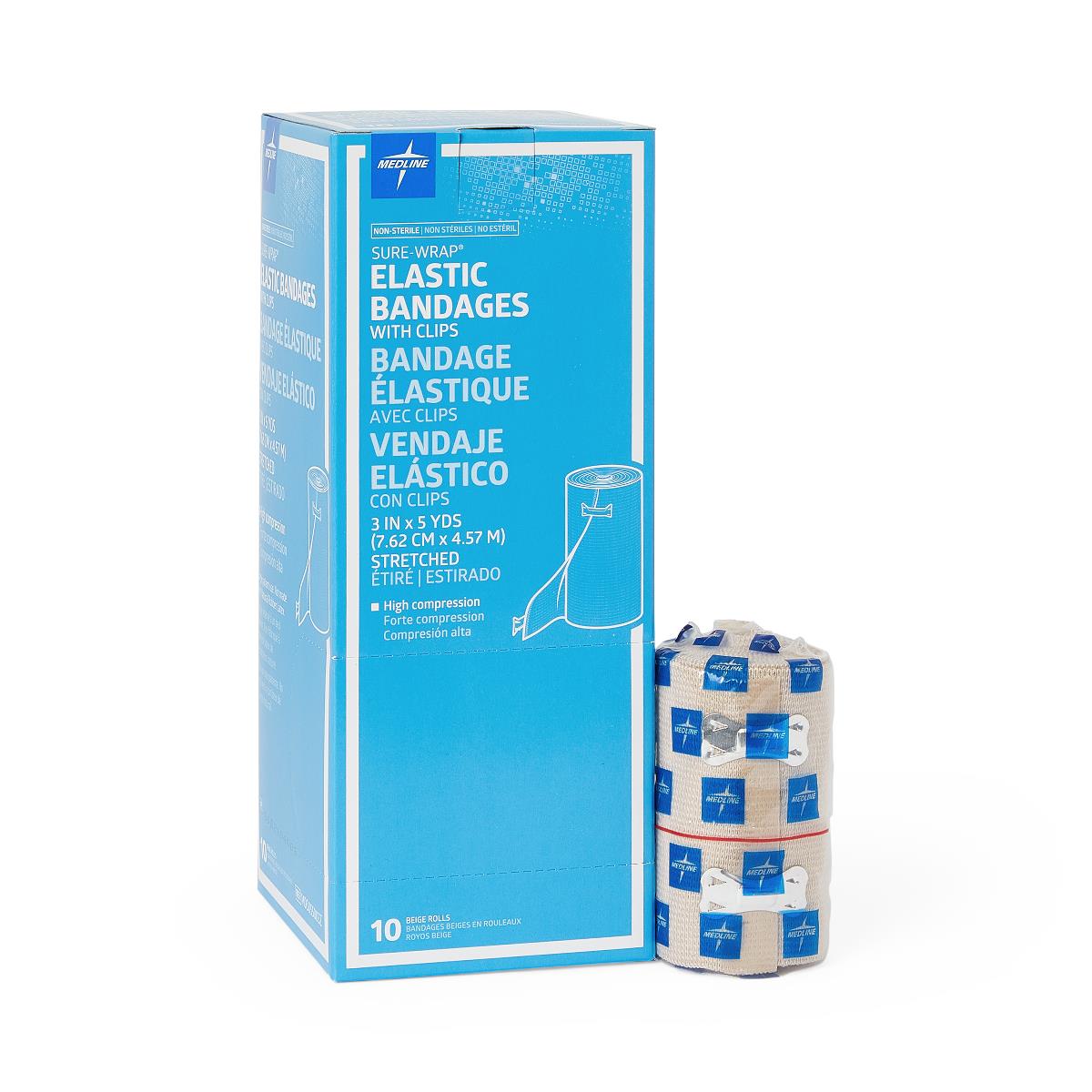 Medline Sure-Wrap Nonsterile Elastic Bandages - BeHope