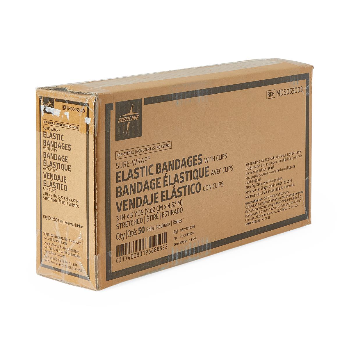 Medline Sure-Wrap Nonsterile Elastic Bandages