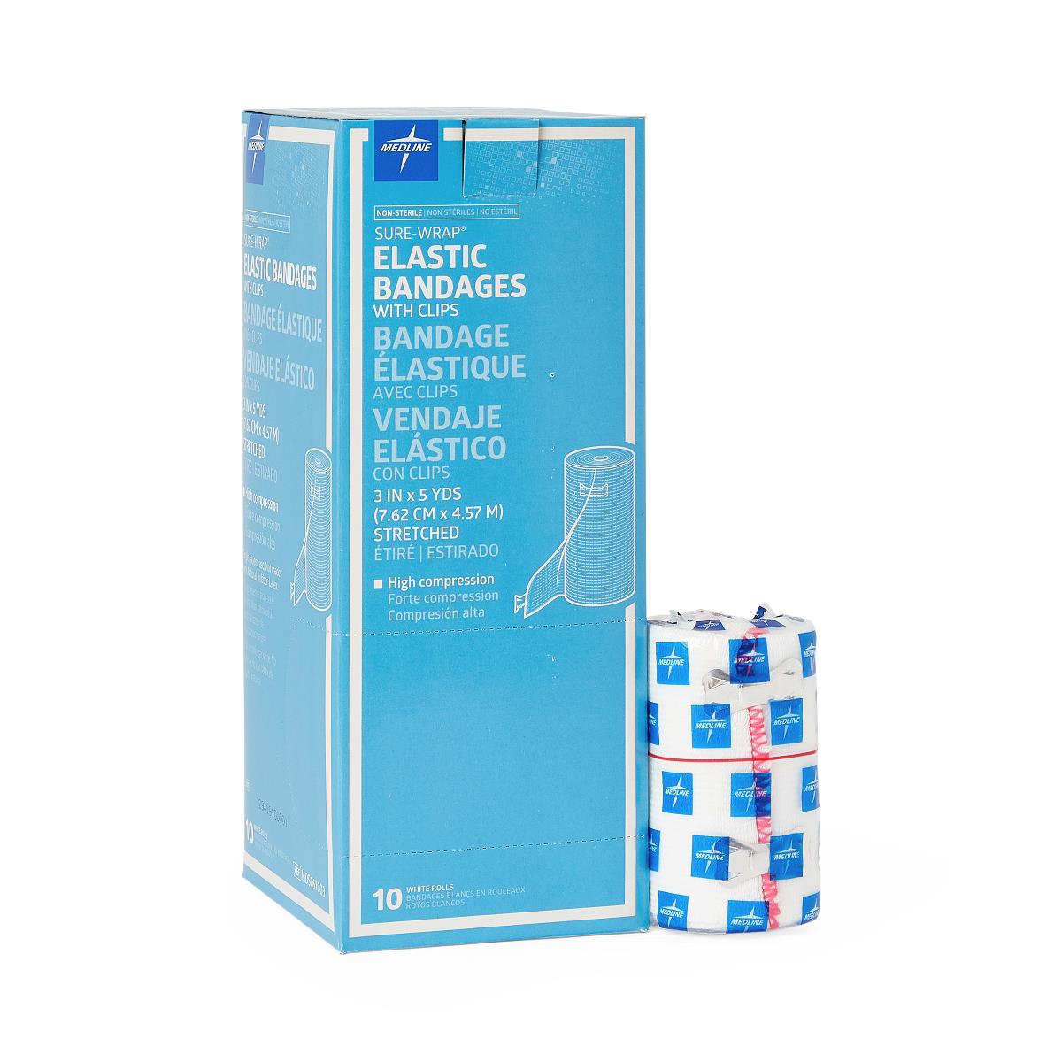 Medline Sure-Wrap Nonsterile Elastic Bandages