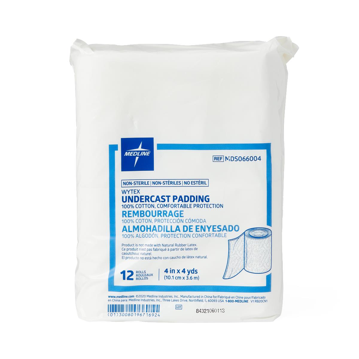 Wytex 100% Cotton Nonsterile Undercast Padding
