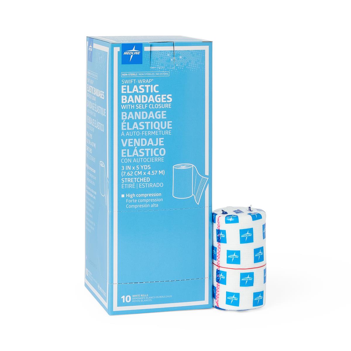 Medline Swift-Wrap Nonsterile Elastic Bandages