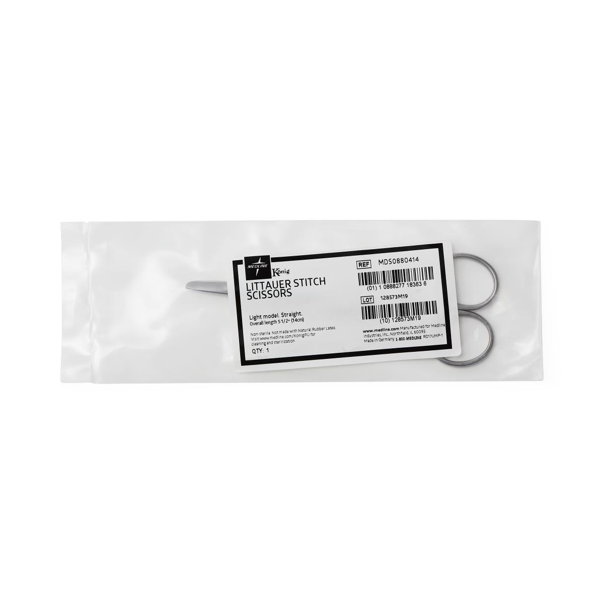 König Littauer Stitch Suture Scissors