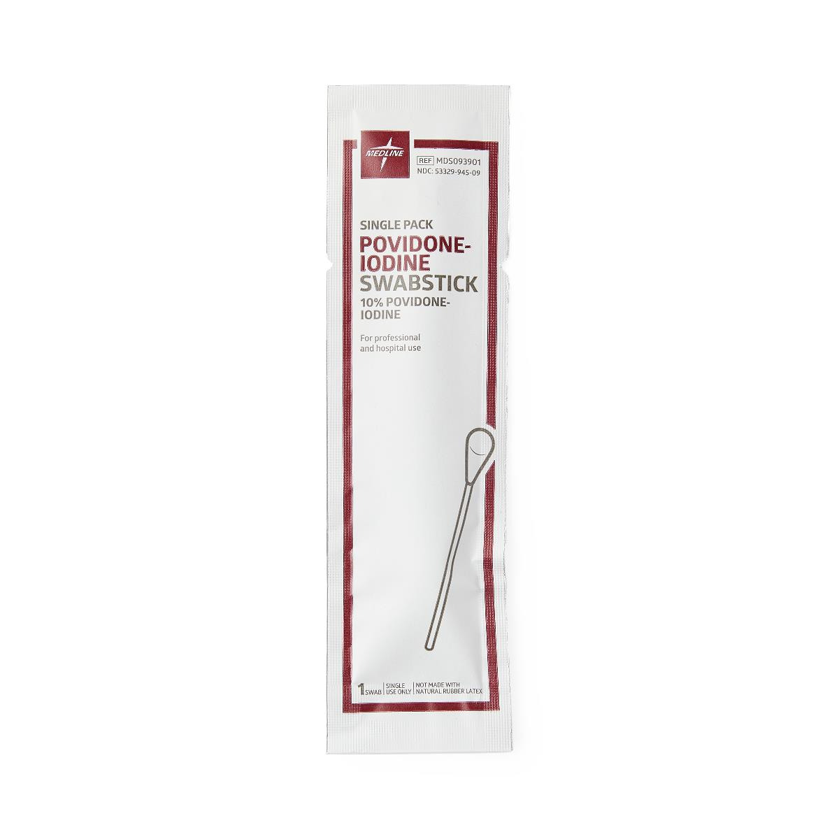 Medline Povidone-Iodine Swabsticks