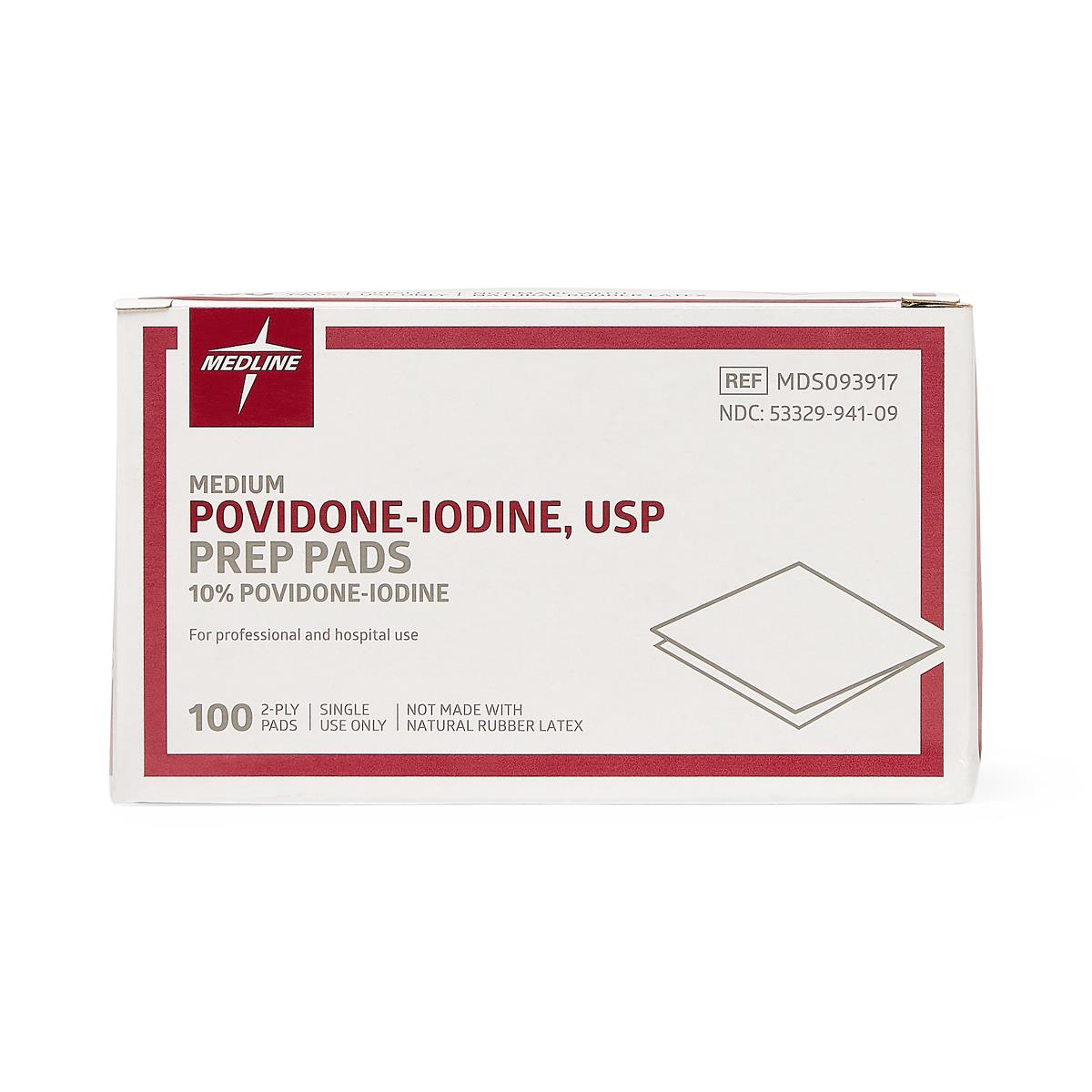 Medline Povidone-Iodine Prep Pads