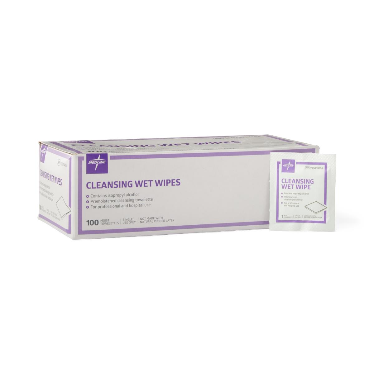 Medline Cleansing Towelettes With Isopropyl Alcohol - BeHope